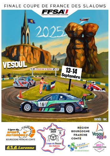 Affiche Finale des slaloms 2025