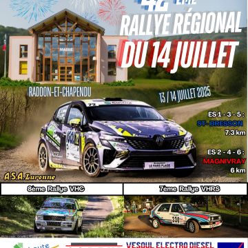 RALLYE DU 14 JUILLET 2025